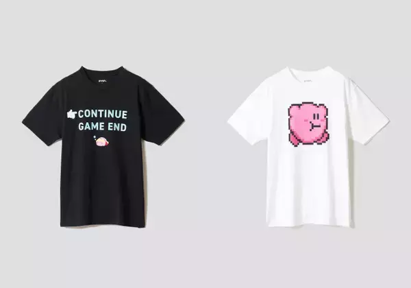 『星のカービィ』×「グラニフ」が初コラボ！　懐かしいドット絵Tシャツなど全19アイテム登場へ