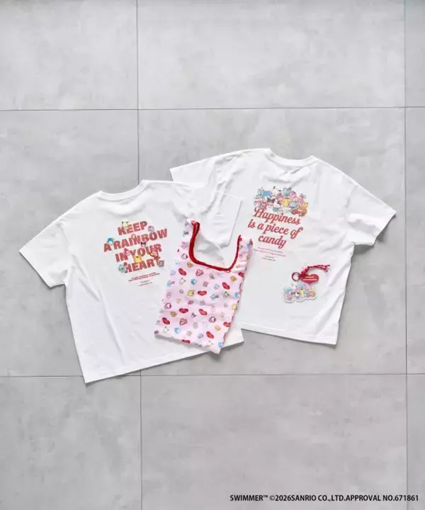サンリオの夏アイテムがかわいい！　「SWIMMER」コラボやウサハナのエコバッグなど展開