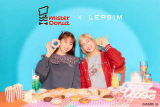 「ミスド」の人気ドーナツがアパレルアイテムに！　「LEPSIM」コラボ第2弾登場へ