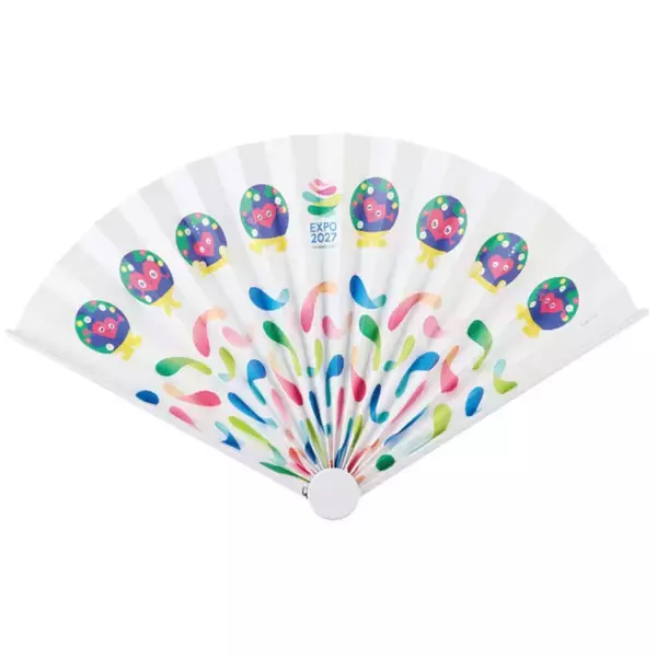 “横浜花博”新作グッズがすてき！　トゥンクトゥンクをデザインしたバッグや扇子を展開