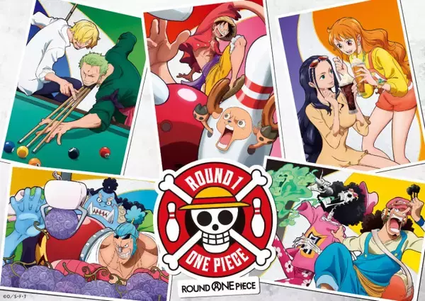 ROUND1×『ONE PIECE』コラボ、初の日米同時開催へ！　描き下ろしイラスト使用のグッズやカードパックを展開