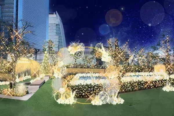 名古屋で“11万球を使ったイルミネーション”開催！　光り輝く幻想的な空中庭園