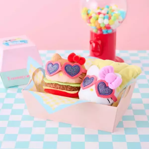 サンリオの新ぬいぐるみシリーズ「Kawaii YumYum MART」登場！　第1弾テーマは“アメリカンダイナー”