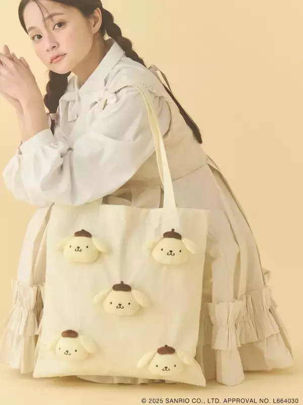 サンリオの“ぬいぐるみ付きトートバッグ”が超かわいい！ 「merry jenny」コラボで全6種展開