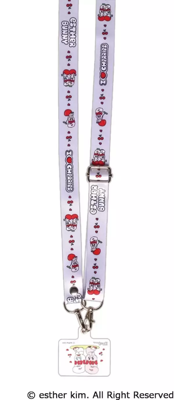 エスターバニーの「ネックストラップ」がカプセルトイに登場！　リボンやフリルをデザインした全5種