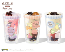 『ポケピース』×「パールレディ」コラボ第2弾！　フルーツがテーマの“ステッカー付きドリンク”を展開