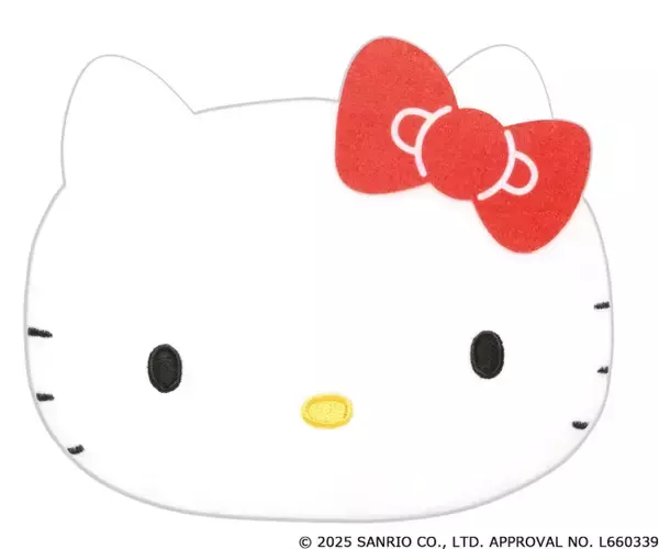 ハローキティの「フェイスポーチ」がカプセルトイに登場！　レトロかわいい全6種を用意