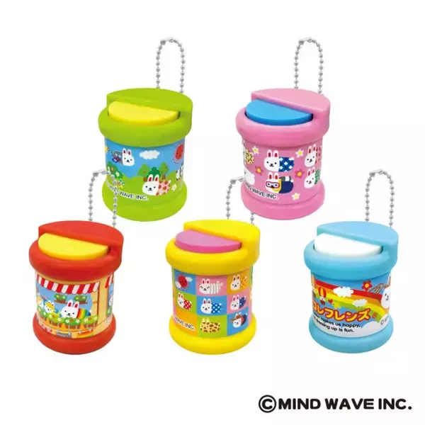 「“ウサコレフレンズ”のレトロコインケースがカプセルトイに登場！　便利なスライド式の5種」の画像