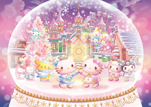 サンリオ“ハーモニーランド”でクリスマスイベント開催へ！　ホワイトコーデのキャラたちがライブショーなど展開