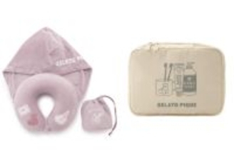 ジェラピケ「トラベルグッズ」登場！　ベアやアイスモチーフがかわいい「ネックピロー」など全9種