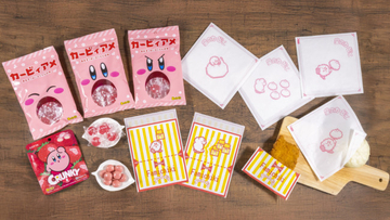 『星のカービィ』×「ファミマ」コラボ第2弾は明日から！　“ファミチキ袋”がクラシックなドットデザインで登場