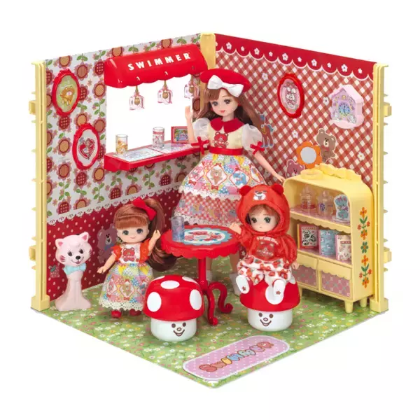 リカちゃん×「SWIMMER」コラボ第2弾！　レトロかわいいドール2種とルームが登場へ