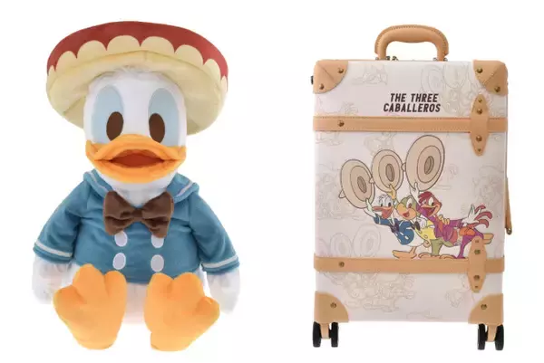 ディズニーストア『三人の騎士』のトラベルグッズ発売！　陽気なドナルド達を描いた大容量バッグなど展開