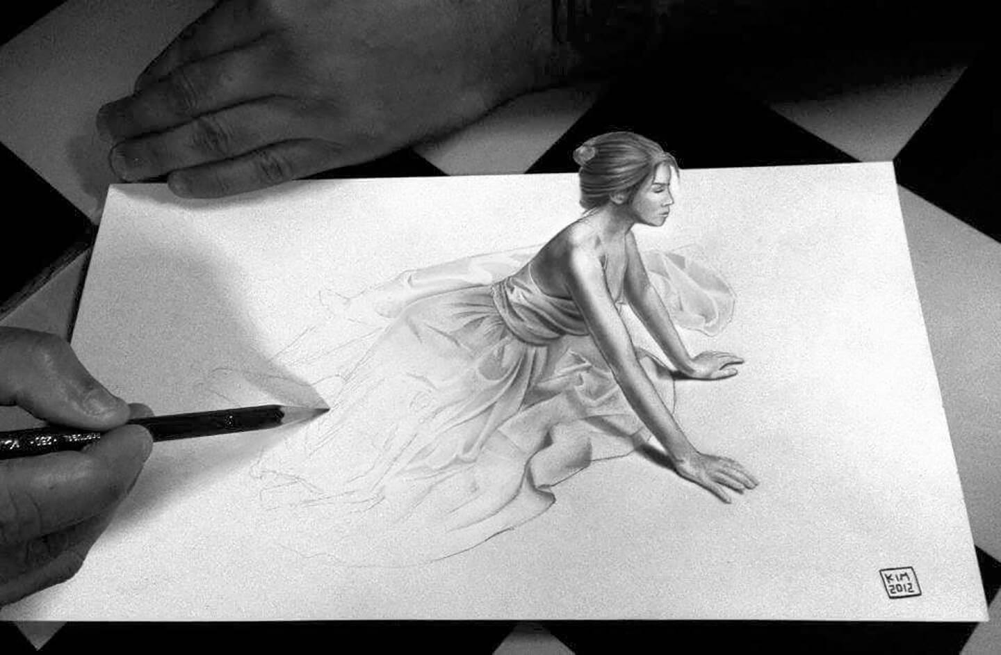 何この立体感 鉛筆一本で描かれた 3dアート が目を疑うほどリアル 15年11月2日 エキサイトニュース
