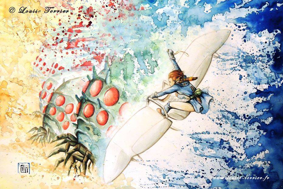 ジブリ愛が生んだ傑作 フランス人の水彩画に心が引き込まれて戻ってこれない 16年6月30日 エキサイトニュース