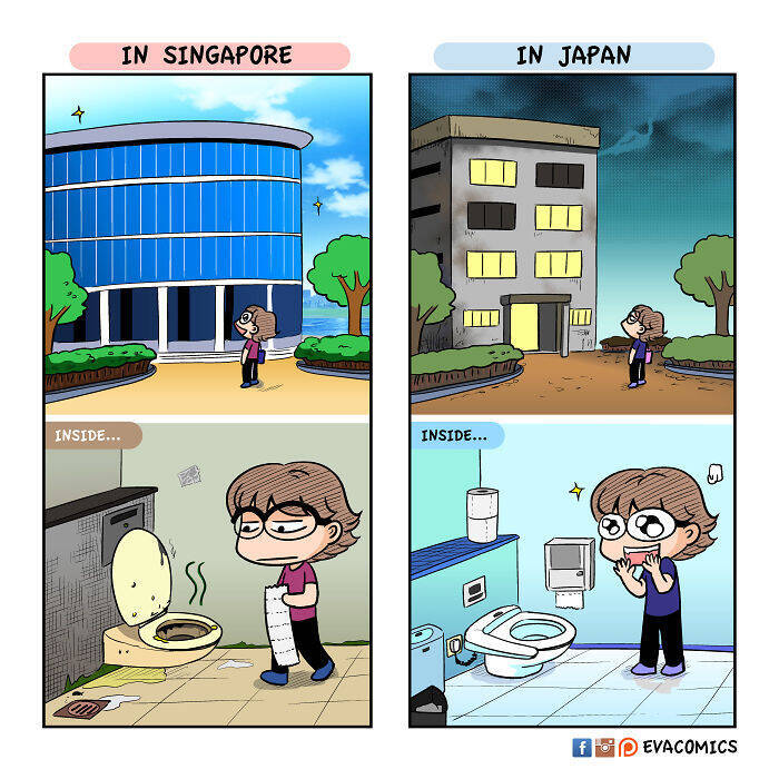 外国人留学生が描いた「日本とシンガポールの違い」がおもしろい