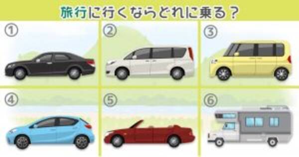 心理テスト 旅行で乗りたい車を選ぶとあなたの アクティブ度 がわかる 19年7月22日 エキサイトニュース
