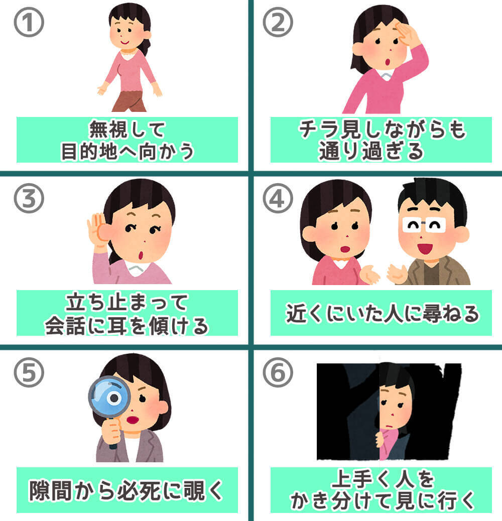 心理テスト 街で人だかりを発見 様子が気になったあなたはどうする 19年10月23日 エキサイトニュース