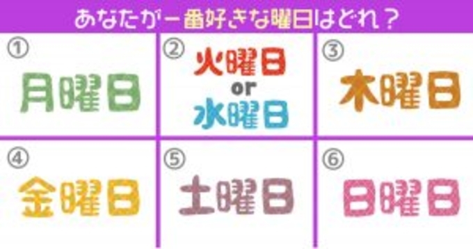 学生が一番だるいと思う曜日ランキング オン オフの切り替えに時間は必要 10年10月26日 エキサイトニュース