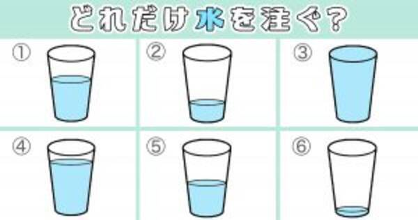 心理テスト 水を注ぐ量で あなたの 優柔不断レベル がわかります 年4月8日 エキサイトニュース