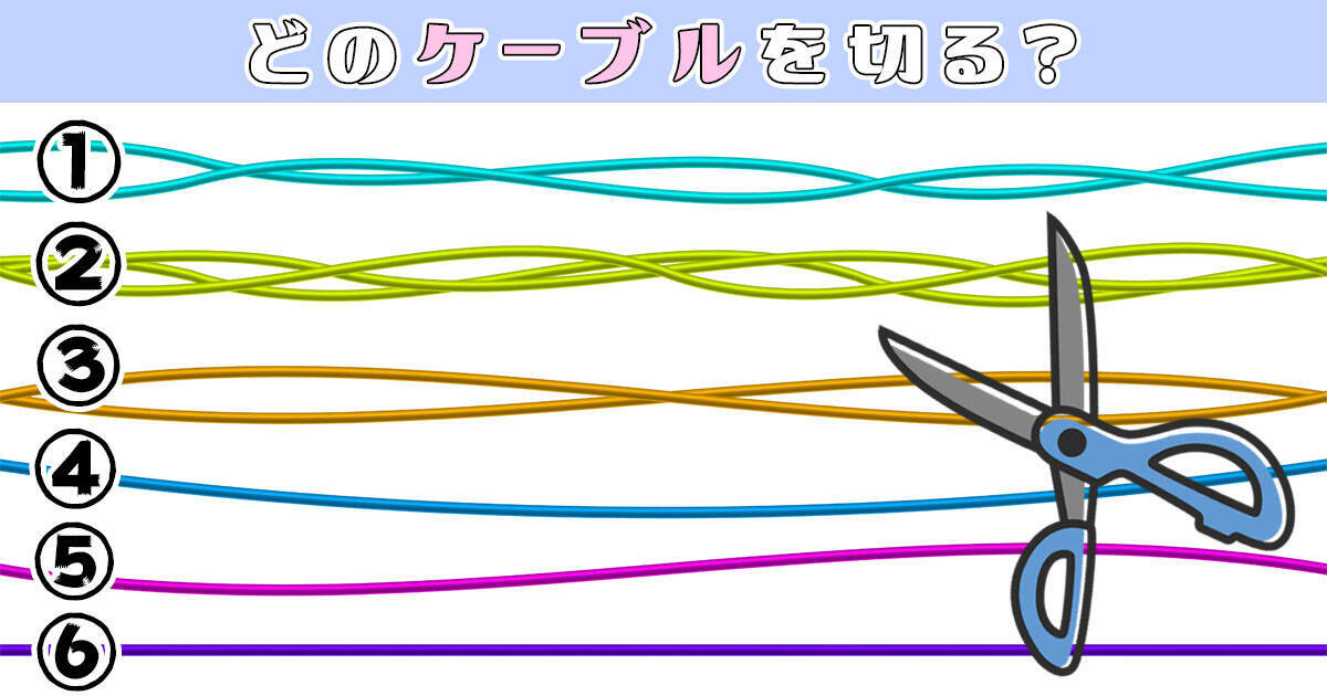心理テスト 切るケーブルで あなたの メンタル強度 がわかる 年5月25日 エキサイトニュース