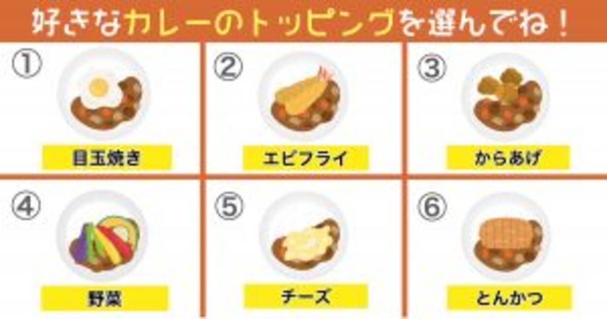 心理テスト カレーのトッピングを選ぶとバレちゃう あなたの 会話の特徴 年9月10日 エキサイトニュース