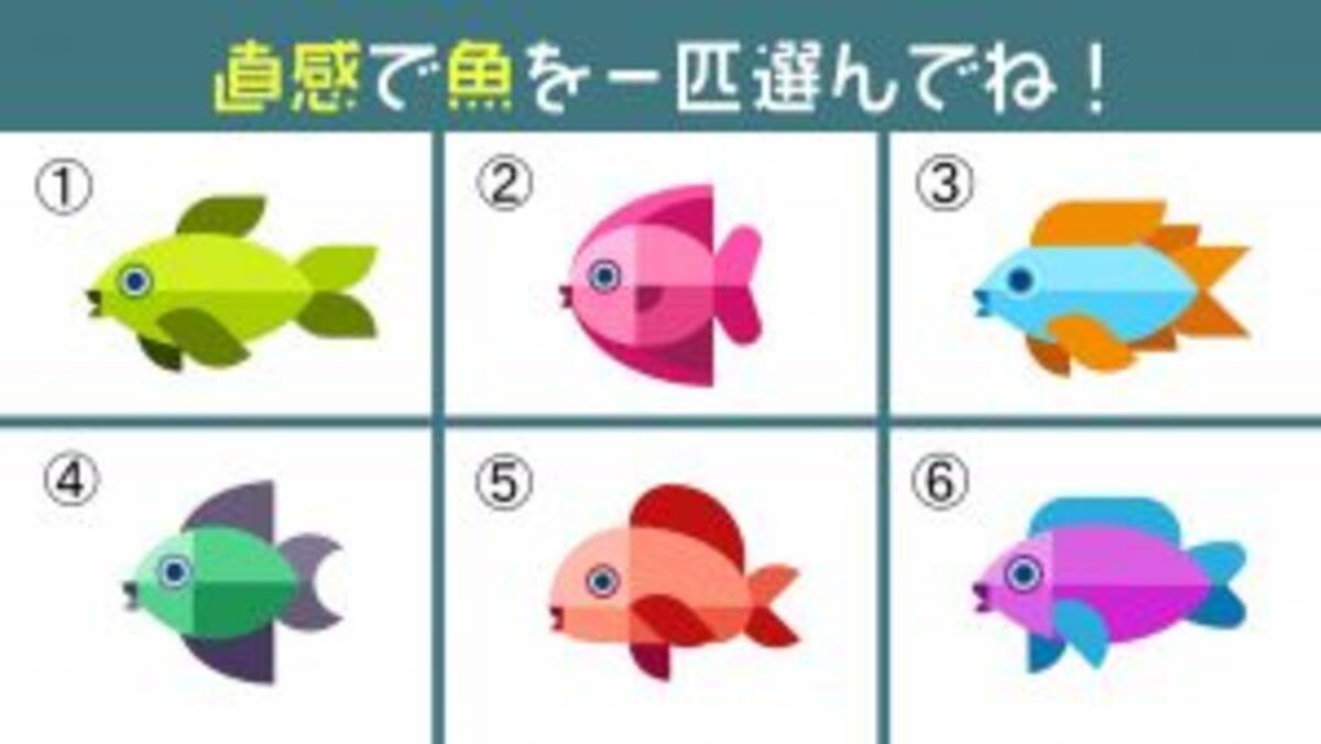 心理テスト あなたの リアクション は大きめ 選んだ熱帯魚が教えてくれます 21年6月10日 エキサイトニュース