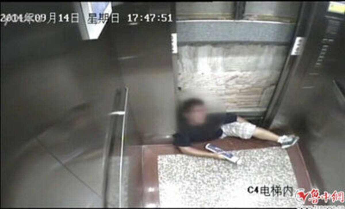 中国 エレベーター 事故