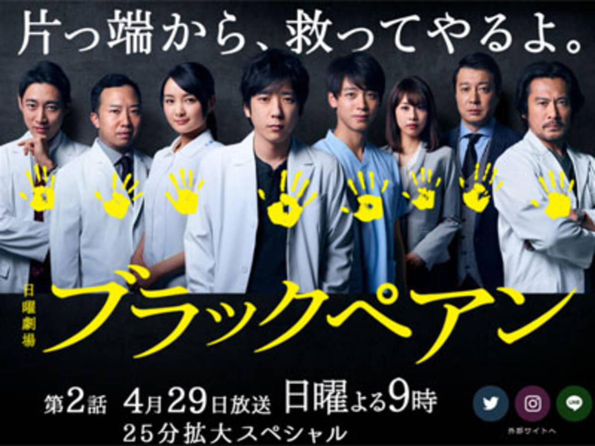 Tbs ブラックペアン 13 7 発進 成功のカギは嵐 二宮和也の 低頭身ゆるキャラ 感か 2018年4月23日 エキサイトニュース