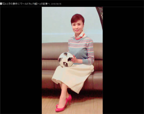 Nhkのサッカーw杯キャスター佐藤美希に 降板コール 噴出 その 流れ弾 が小柳ルミ子に 18年6月22日 エキサイトニュース