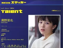 清野菜名 60周年ドラマ抜擢でテレ朝が画策する看板女優化計画 18年1月24日 エキサイトニュース