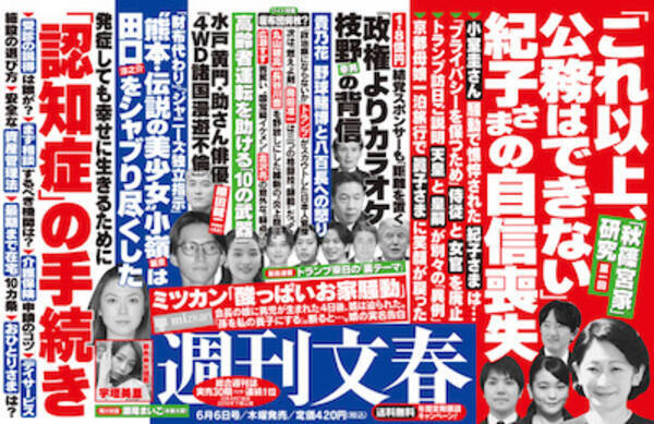 小室圭さんのny留学が報じられた時期に紀子さまが 私 もう駄目かもしれない 揺れる秋篠宮家の内情と新たな親族トラブルとは 19年6月5日 エキサイトニュース 小室圭さんのny留学が報じられた時期に紀子さまが 私 もう駄目かもしれない 揺れる秋篠宮家の内情と新たな親族トラブルとは 19年6月5日 エキサイトニュース