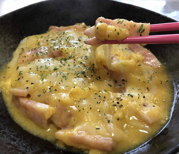 バズレシピ リュウジ 半熟餅カルボナーラ 料理ダメ主婦が作ったら 絶品レンチン餅 に感動 年1月12日 エキサイトニュース