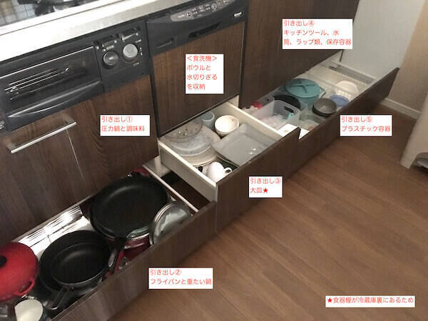 【キッチン収納：ビフォーアフター】お皿は食器棚より○○が正解！　プロの片付けアイデア6