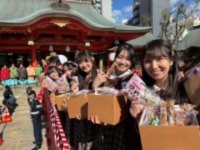 KOBerrieS♪「福があふれていた」　感謝と笑顔の「幸せは節分」に感激　神戸・生田神社で神事参加