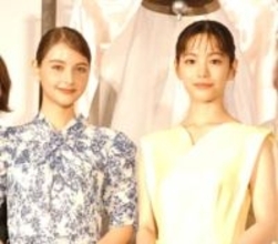 當真あみ＆嵐莉菜　まるでパリ！華やかドレスで会場彩る　“お酢直飲み”の衝撃告白も