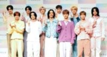 INIが最新シングルのリリースイベント　腰の治療で一部活動不参加発表の田島将吾も参加「回復に向けて頑張るので待っていていただけたら」