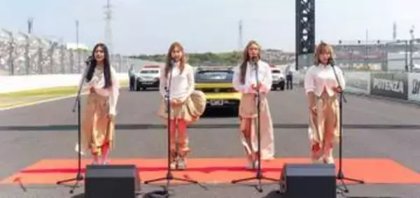平均年齢16歳！4人組「Be-ray」が鈴鹿サーキットで初の国歌斉唱「本当に光栄」
