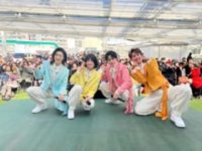 純烈弟分「モナキ」の初リリイベでお忍び酒井が強烈ヤジw　子持ち一級建築士に元戦隊ヒーローら4人組「ずっと会社員だったので」200人沸く