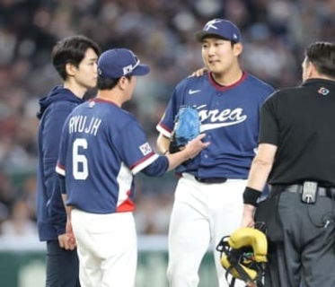こんな激アツ初めて見た　韓国代表→豪州に3ラン打たれたら試合中に即敗退決定　4点リードもヒヤヒヤ　走者一、二塁でネット騒然「打たれたら終わり」「凄い試合」「スリル満点」