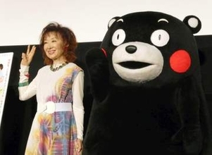 三田佳子　認知症役の熱演ぶりにまさかの副産物「三田さんも少し認知になってきたかなって」　初対面くまモンと仲良く交流も　