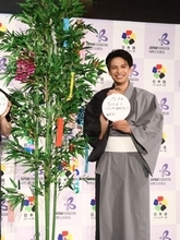 ミャンマーにルーツの森崎ウィン　七夕短冊には「アジアが今以上に一つになりますように」