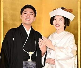 中村橋之助と能條愛未が挙式・披露宴　「家内は不器用ですけど一生懸命なのが魅力」「橋之助さんと結婚して良かったな」とオノロケ