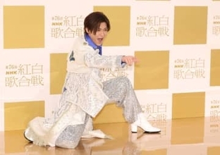 新浜レオン　紅白リハで「膝膝膝」な取材対応　報道陣前で3度　リハで2度膝スラ　1年では「1000回以上」