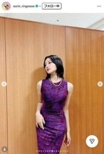 王林　170cm長身から凄っ！　TVでは分からない足の長さに衝撃「長すぎ」「カッケェ」「5cm分けてw」「やばい」