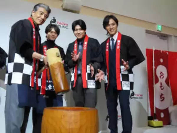 「国宝」俳優　舘プロ新年餅つきに出席、昨年は舘ひろしから「ヘタ」→今年は言われなかったので「頑張りたい」