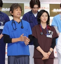 月9「救命病棟24時」会見　後列端には美しい元人気子役がいる　「JIN」「ハガネの女」など凄い経歴　名優多数輩出の看護師役