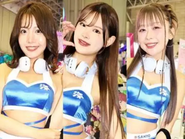 ニコニコ超会議はSANYOブースに注目　レースクイーンや浜松オートのヴィーナスが応対