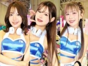 ニコニコ超会議はSANYOブースに注目　レースクイーンや浜松オートのヴィーナスが応対