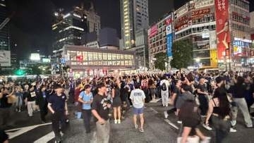 ブラジル戦1時間半前から渋谷で人々が決起集会　群衆殺到で狂喜乱舞　人の多さに「後悔」ブラジルユニの日本人も